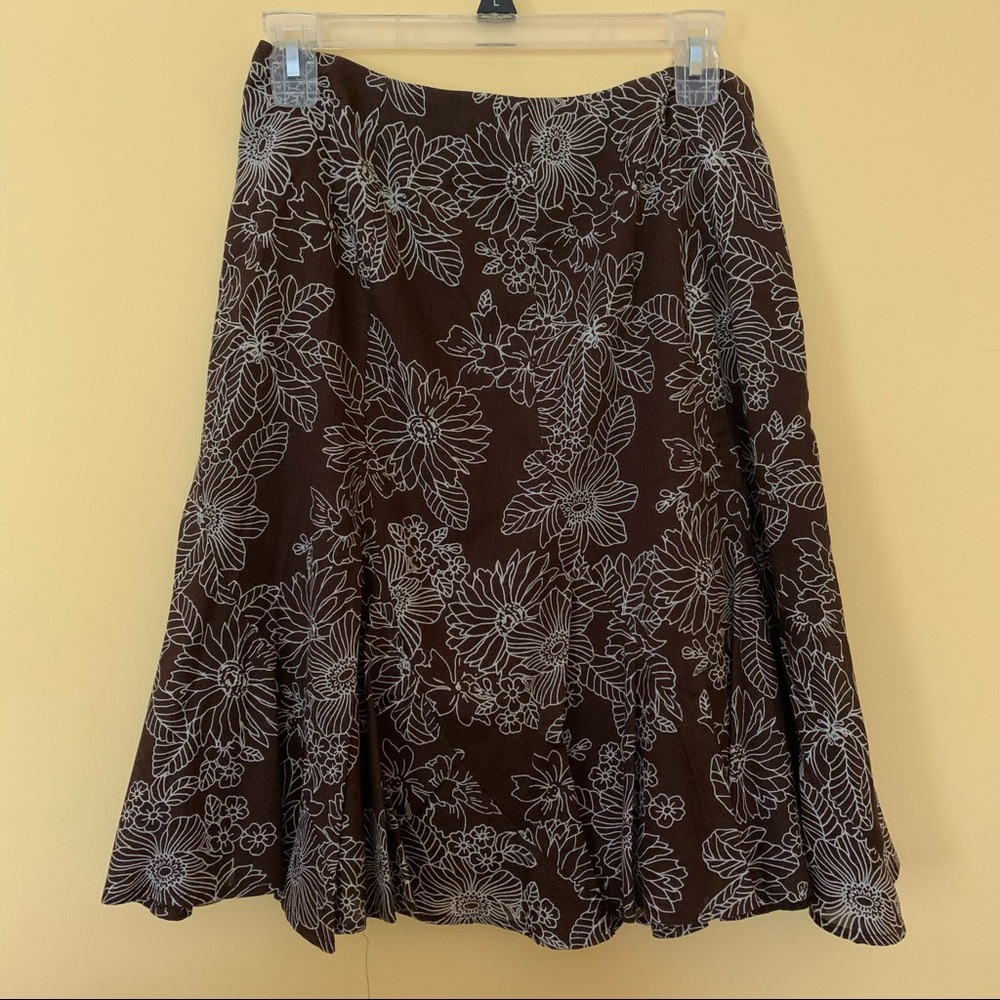 Jones New York Lined Cotton skirt Sz 6P